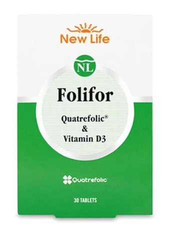 New Life Folifor Aromalı Yetişkin Vitamin 30 Tablet