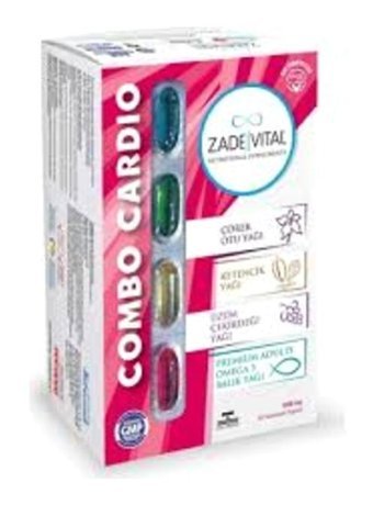 Zade Vital Combo Cardio Aromasız Yetişkin Vitamin 60 Kapsül