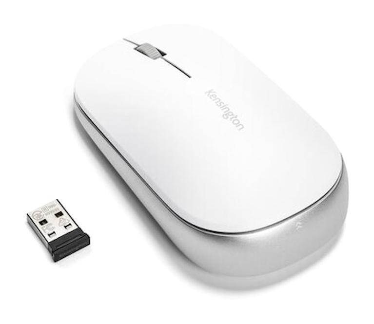 Kensington Sure Track Ergonomik Makrolu Kablosuz Beyaz Optik Mouse