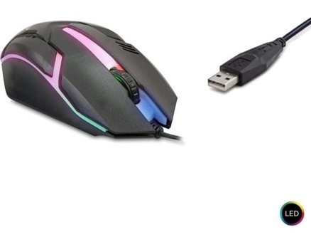 Polaxtor RGB Ergonomik Makrolu Kablolu Siyah Lazer Gaming Mouse