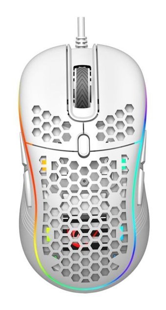 Rampage SMX-R85 RGB Makrolu Kablolu Beyaz Optik Gaming Mouse