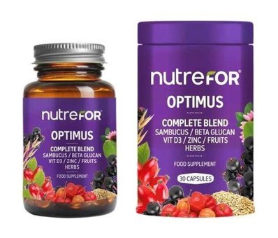 Nutrefor Optimus Meyveli Yetişkin Vitamin 30 Kapsül