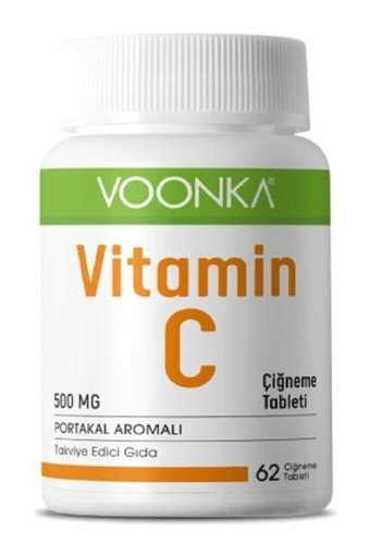 Voonka Vitamin C Portakallı Yetişkin Vitamin 60 Tablet