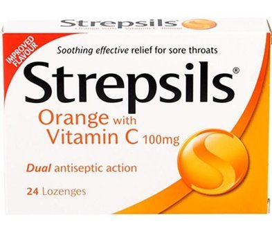 Strepsils Vitamin C Portakallı Yetişkin Vitamin 24 Pastil