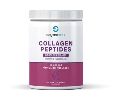 Saytekmed Peptides Hidrolize Kollajen Hyaluronik Asit Ve Vitamin C Aromasız Yetişkin Vitamin 300 gr