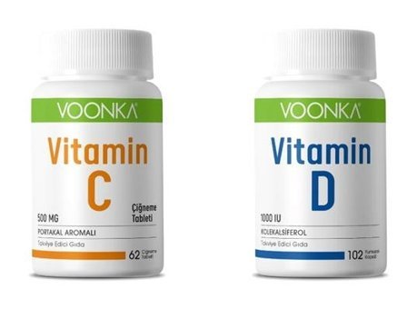 Voonka Vitamin C + Vitamin D Portakallı Yetişkin Vitamin 20 ml