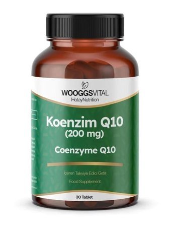 Wooggs Vital Coenzyme Q-10 Aromasız Yetişkin Vitamin 30 Tablet