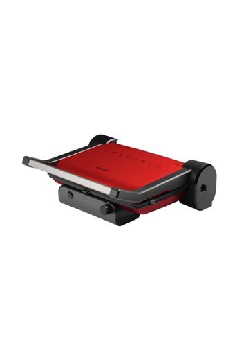 Arçelik K 2396 TG 6 Dilim Teflon Çıkartılabilir Plaka Çift Taraflı 2000 W Izgaralı Bordo Tost Makinesi