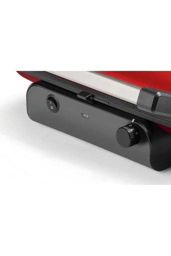 Arçelik K 2396 TG 6 Dilim Teflon Çıkartılabilir Plaka Çift Taraflı 2000 W Izgaralı Bordo Tost Makinesi