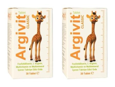 Argivit Takviye Edici Gıda Aromasız Çocuk Vitamin 2x30 Tablet