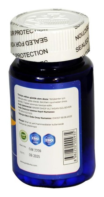 Goldevita Mela-Tonin Aromasız Yetişkin Vitamin 120 Tablet