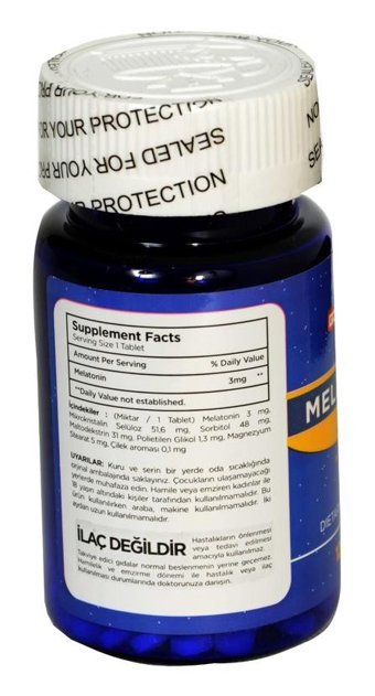 Goldevita Mela-Tonin Aromasız Yetişkin Vitamin 120 Tablet