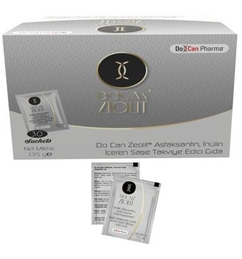 Docan Pharma Aktif Zeolit Astaksantin Aromasız Yetişkin Vitamin 30 Kapsül