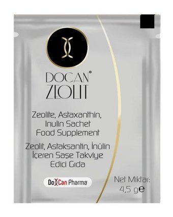 Docan Pharma Aktif Zeolit Astaksantin Aromasız Yetişkin Vitamin 30 Kapsül