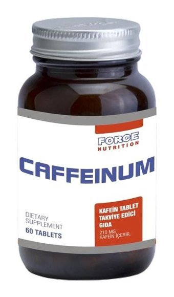 Force Nutrition Caffeinum Kafein Yetişkin Vitamin 60 Tablet