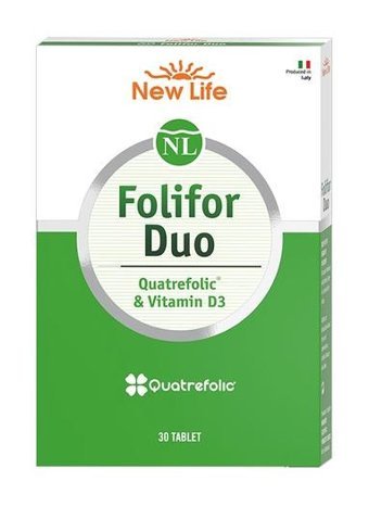 New Life Folifor Duo Aromasız Yetişkin Vitamin 30 Tablet