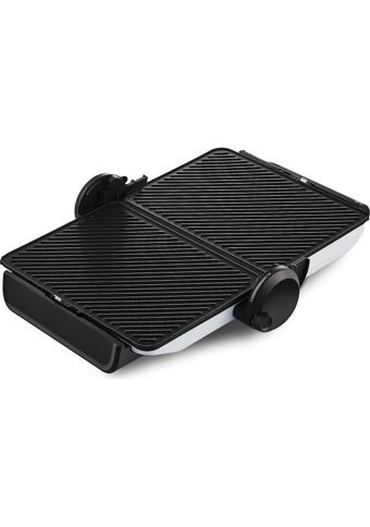 Grundig CG 5960 6 Dilim Antrasit Çıkartılabilir Plaka Tek Yönlü 1800 W Izgaralı Beyaz Tost Makinesi