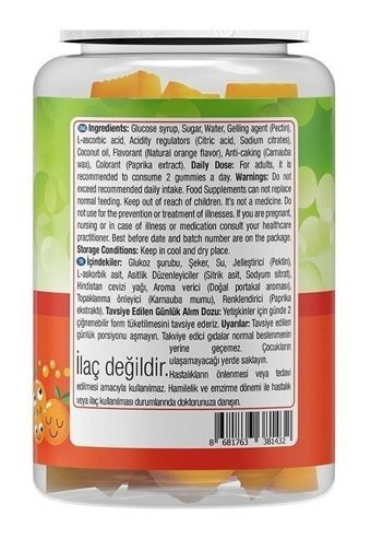 Nature'S Supreme Vitamin C Aromasız Yetişkin Vitamin 60 Tablet