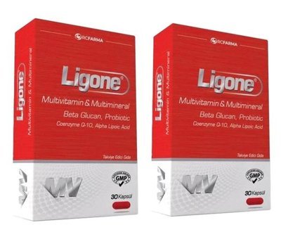 Rc Farma Ligone Multivitamin&Multimineral Aromasız Yetişkin Vitamin 30 Kapsül