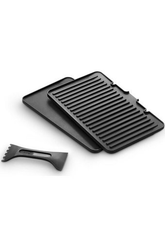 Delonghi CGH 1012D 6 Dilim Döküm Çıkartılabilir Plaka Çift Taraflı 2000 W Izgaralı inox Tost Makinesi