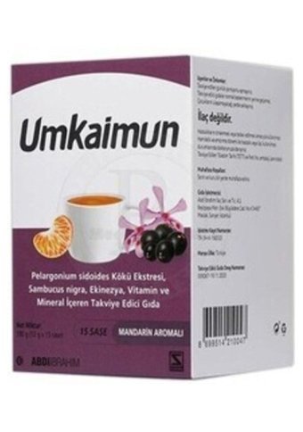 Umkaimun Vitamin Mineral Mandarin Yetişkin Vitamin 15 Tablet