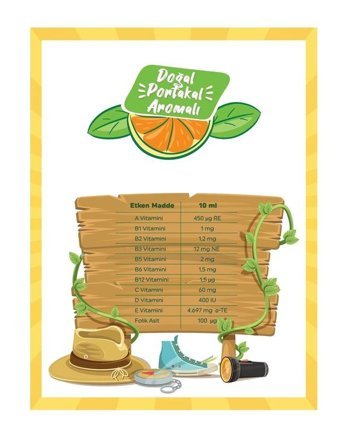 Sugifen Multivitamin Portakallı Yetişkin Vitamin 100 ml