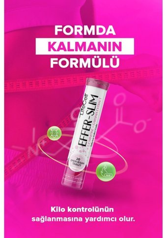 Lifecell Effer Slım Aromasız Yetişkin Vitamin 20 Tablet