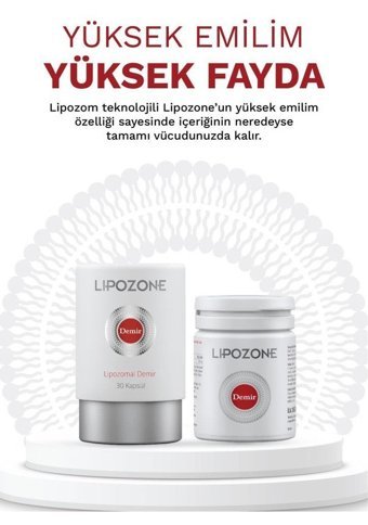 Lipozone Demir Bitki Ekstralar Yetişkin Vitamin 30 Kapsül