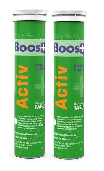 Boos+ Activ Portakallı Yetişkin Vitamin 20 Tablet