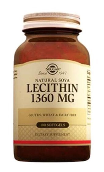 Solgar Lecithin Aromasız Yetişkin Vitamin 100 Kapsül