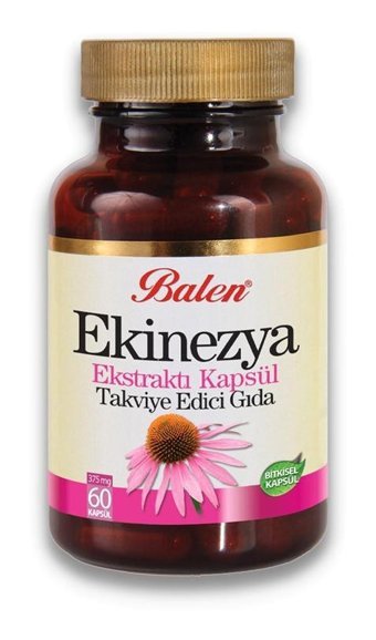 Balen Ekinezya Ekstraktı Vitamin C Ekinezya Yetişkin Vitamin 3x60 Kapsül