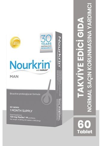 Nourkrin Man Aromasız Yetişkin Vitamin 60 Tablet