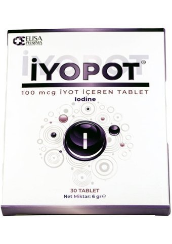 Iyopot Takviye Edici Gıda Aromasız Yetişkin Vitamin 30 Tablet