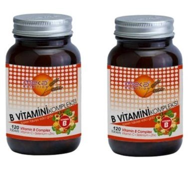 Meka Nutrition B Vitamini Komplex Aromasız Yetişkin Vitamin 2x120 Tablet
