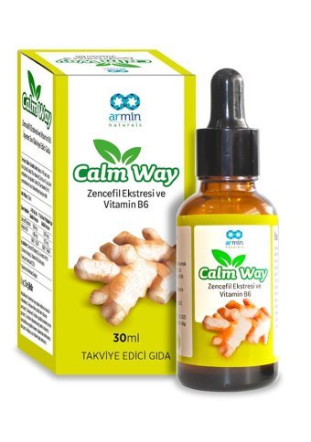 Calm Zencefl Ekstresi Ve Vitamin B6 Zencefil Yetişkin Vitamin 30 ml