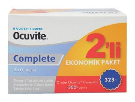 Ocuvite Complete Bausch Lomb Aromasız Yetişkin Vitamin 60 Kapsül