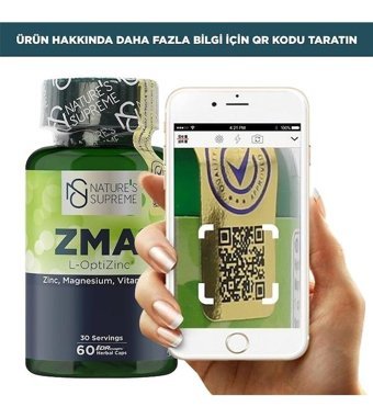 Nature'S Supreme Zma Aromasız Yetişkin Vitamin 60 Kapsül