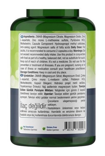 Nature'S Supreme Zma Aromasız Yetişkin Vitamin 60 Kapsül