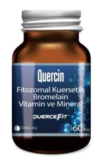 Quercin - Aromasız Yetişkin Vitamin 60 Kapsül
