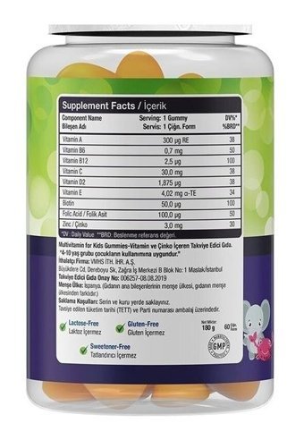 Nature'S Supreme Multivitamin For Kids Aromasız Yetişkin Vitamin 30 Tablet