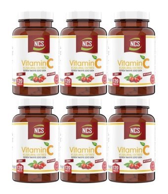 Ncs Vitamin C Beta Glukan Çinko Kuşburnu Yetişkin Vitamin 6x120 Tablet
