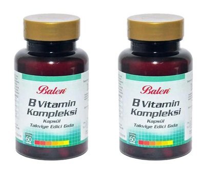 Balen B Vitamin Kompleksi Aromasız Yetişkin Vitamin 2x60 Kapsül