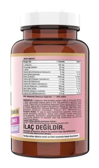 Ncs Biotin Elmalı Yetişkin Vitamin 180 Tablet