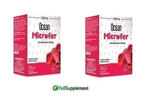 Ocean Microfer Aromasız Yetişkin Vitamin 2x30 ml