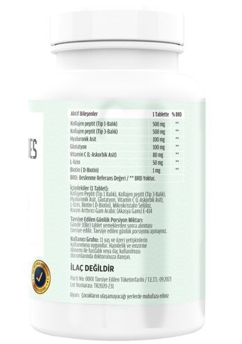 Ncs Kollajen Balık Aromasız Yetişkin Vitamin 90 Tablet - 20 ml