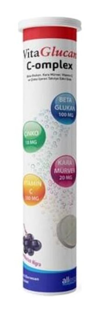 Vitaglucan Complex Karamürverli Yetişkin Vitamin 20 Tablet