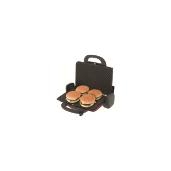Arzum AR287 4 Dilim Granit Çıkartılabilir Plaka Çift Taraflı 1800 W Izgaralı Kırmızı Tost Makinesi