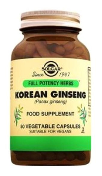 Solgar Korean Ginseng Aromasız Yetişkin Vitamin 50 Kapsül