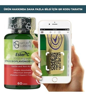 Nature'S Supreme Ester-C Aromasız Yetişkin Vitamin 60 Tablet