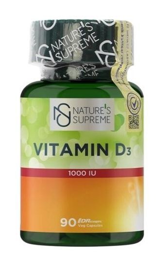 Nature'S Supreme Vitamin D3 Aromasız Yetişkin Vitamin 90 Kapsül